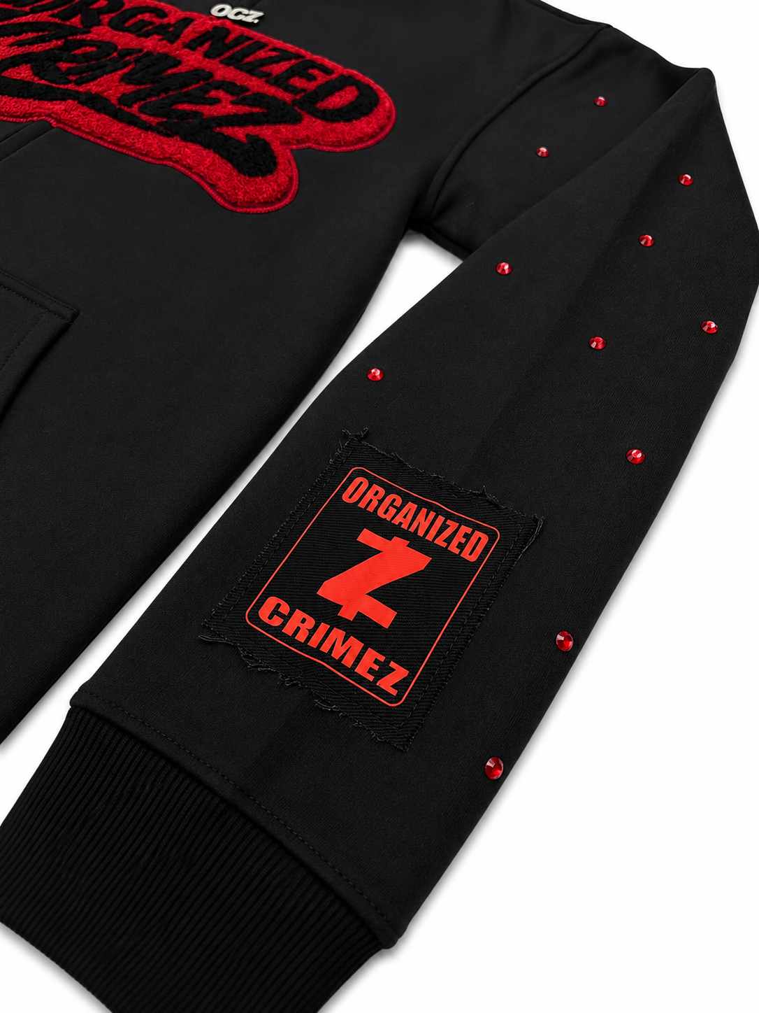 Cherry Red Ocz sweatsuit
